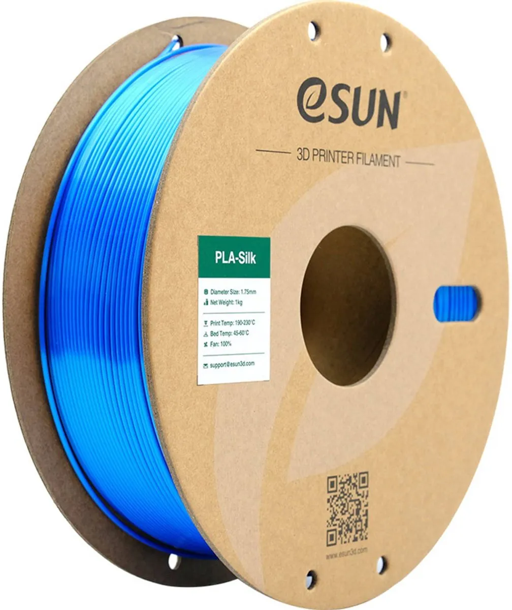 ESUN PLA-Silk Blauw 1.75mm 3D Filament