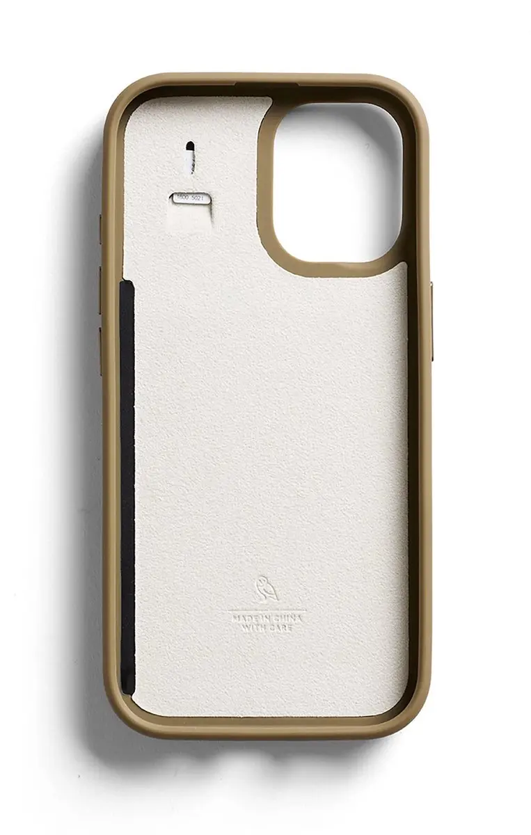 Bellroy 3 Card Wallet Hoesje iPhone 17 - Khaki - afbeelding 2 van 5