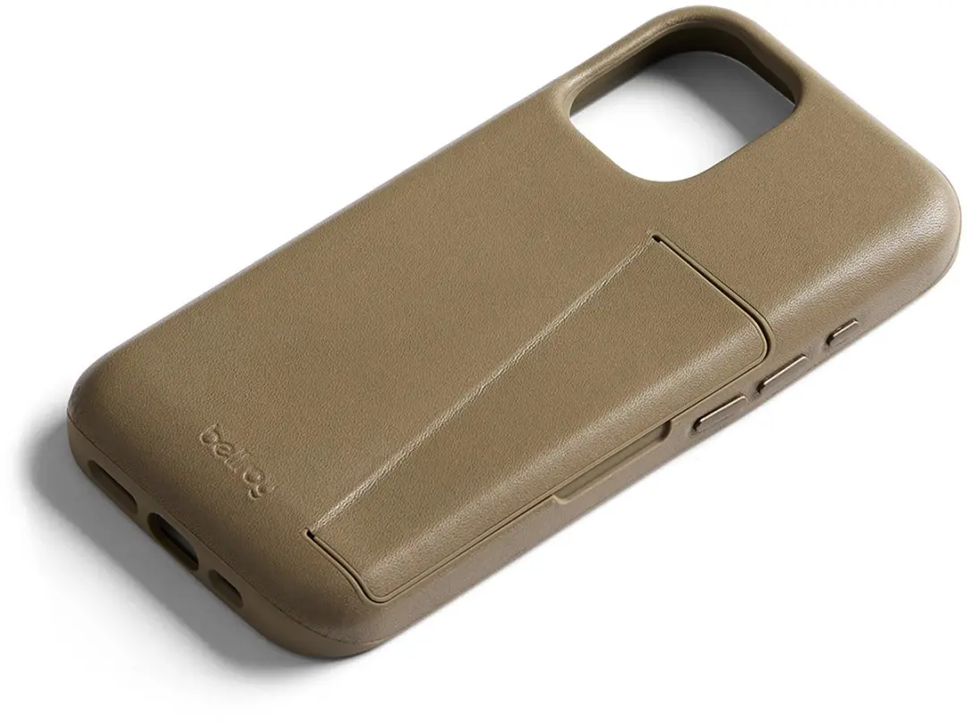 Bellroy 3 Card Wallet Hoesje iPhone 17 - Khaki - afbeelding 3 van 5