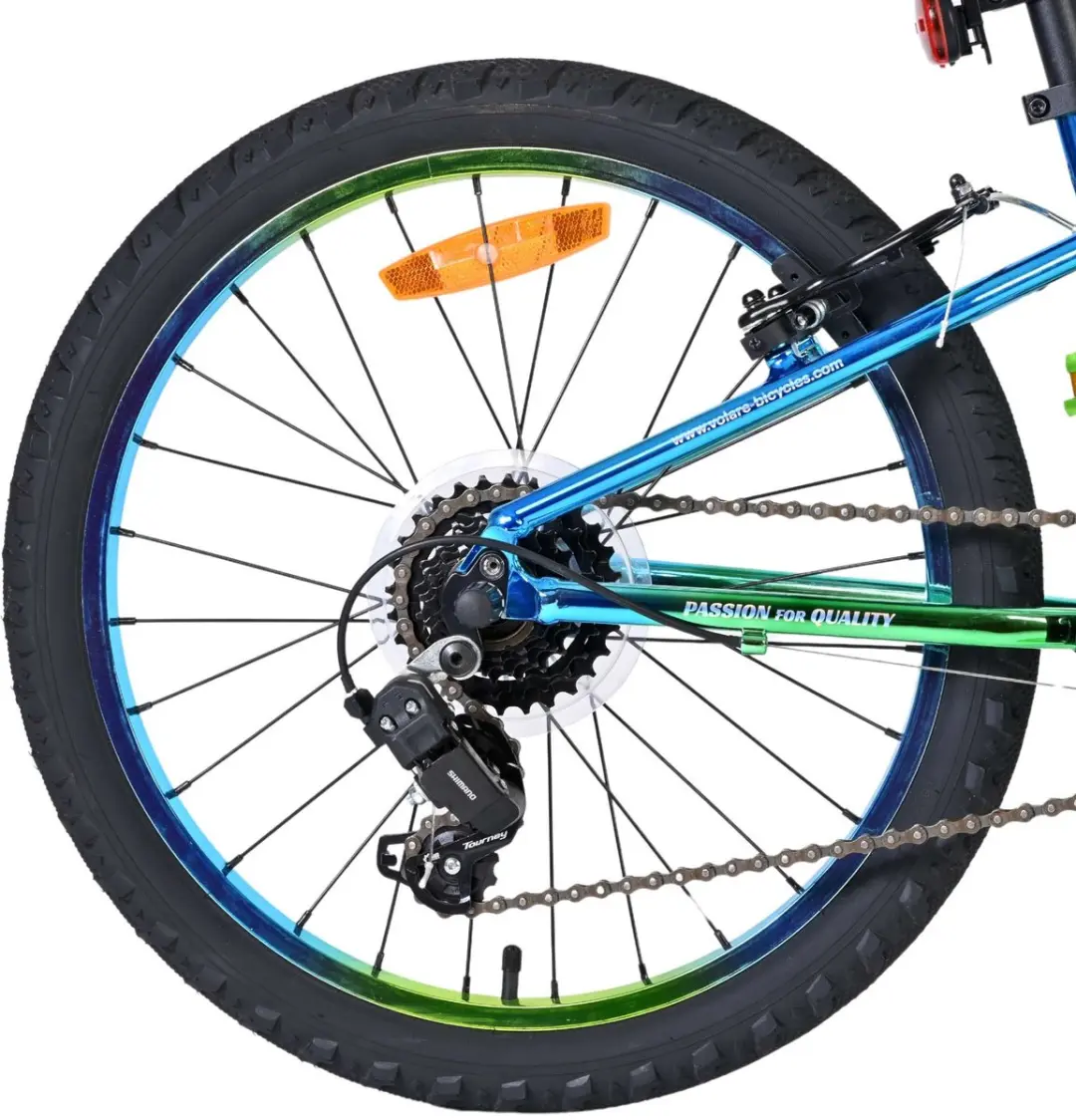 Volare Chrome Kinderfiets 20 inch - Blauw - afbeelding 5 van 6