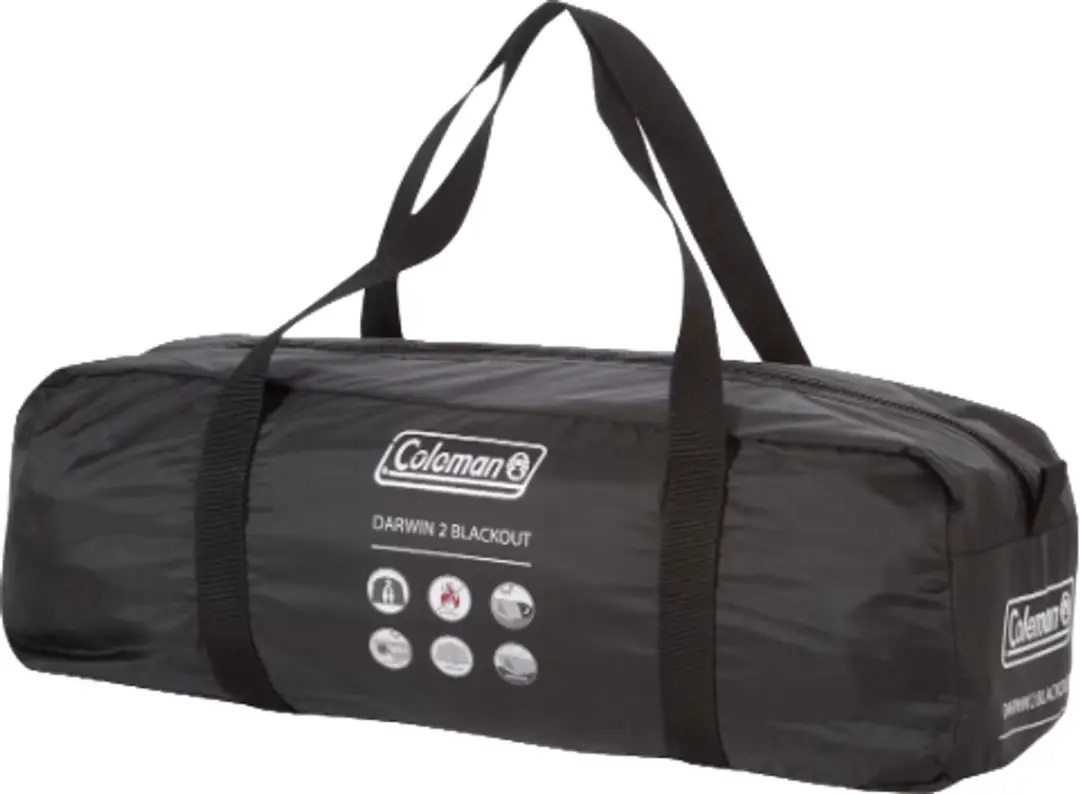 Coleman Darwin 2 Blackout Campingtent - Groen - afbeelding 6 van 6