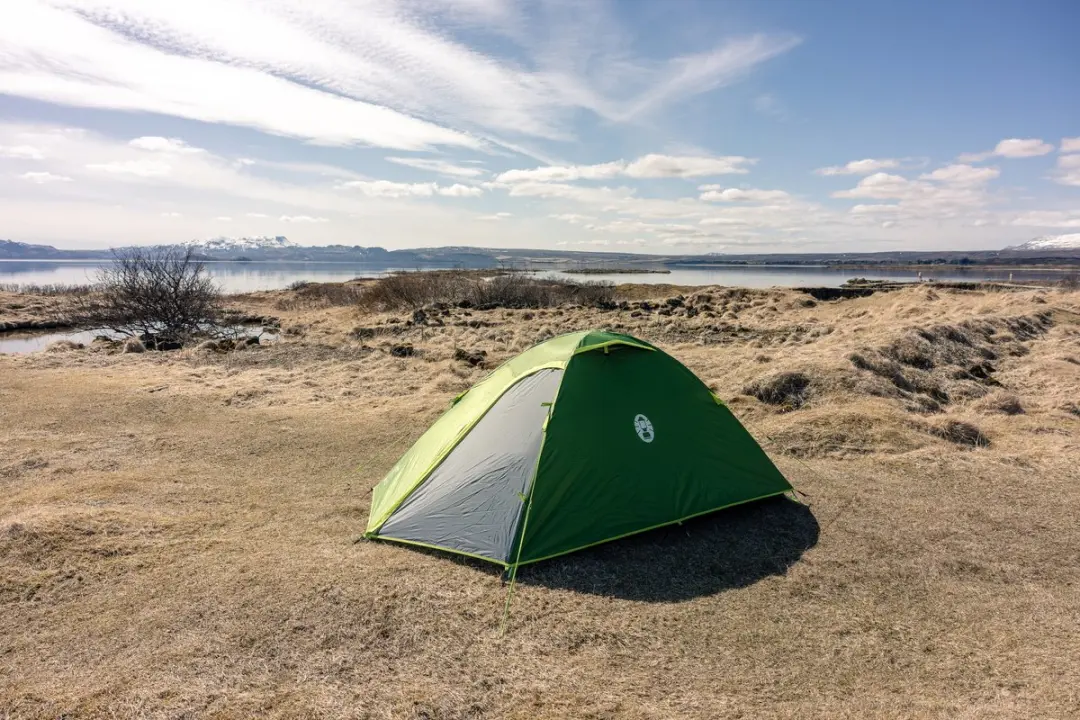 Coleman Darwin 2 Blackout Campingtent - Groen - afbeelding 3 van 6