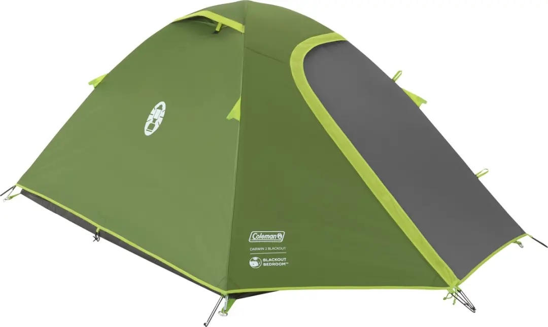 Coleman Darwin 2 Blackout Campingtent - Groen - afbeelding 2 van 6