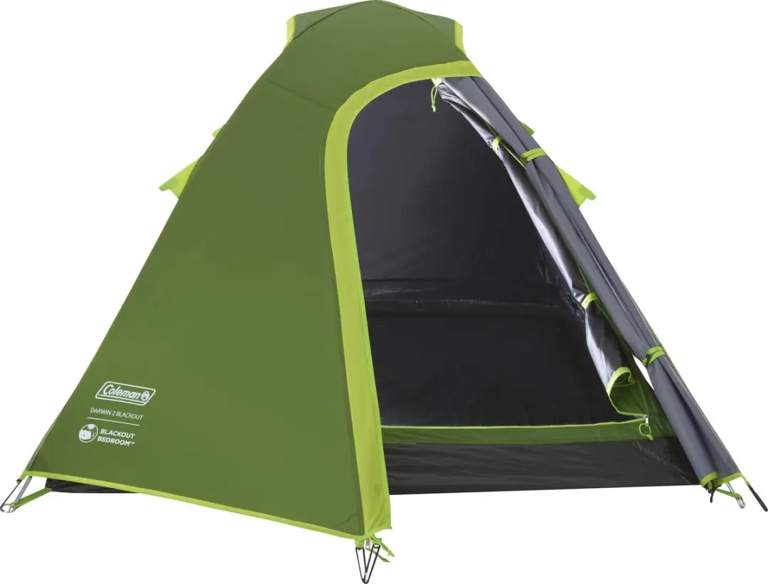 Coleman Darwin 2 Blackout Campingtent - Groen