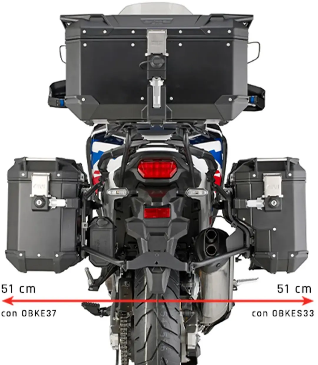 Givi PLOS1178CAM Zijkoffersteun Honda Africa Twin - afbeelding 3 van 3