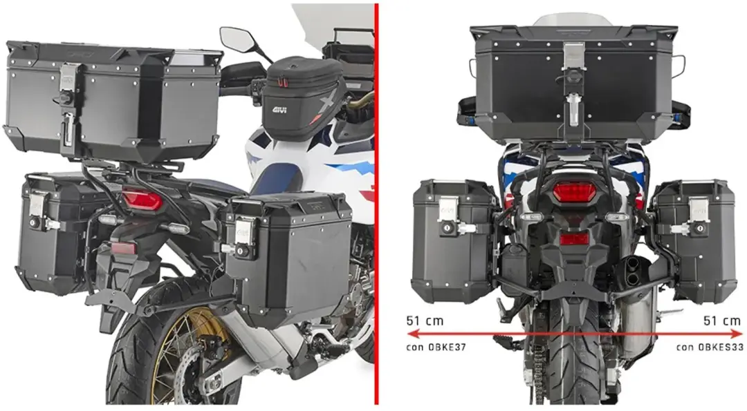 Givi PLOS1178CAM Zijkoffersteun Honda Africa Twin - afbeelding 2 van 3