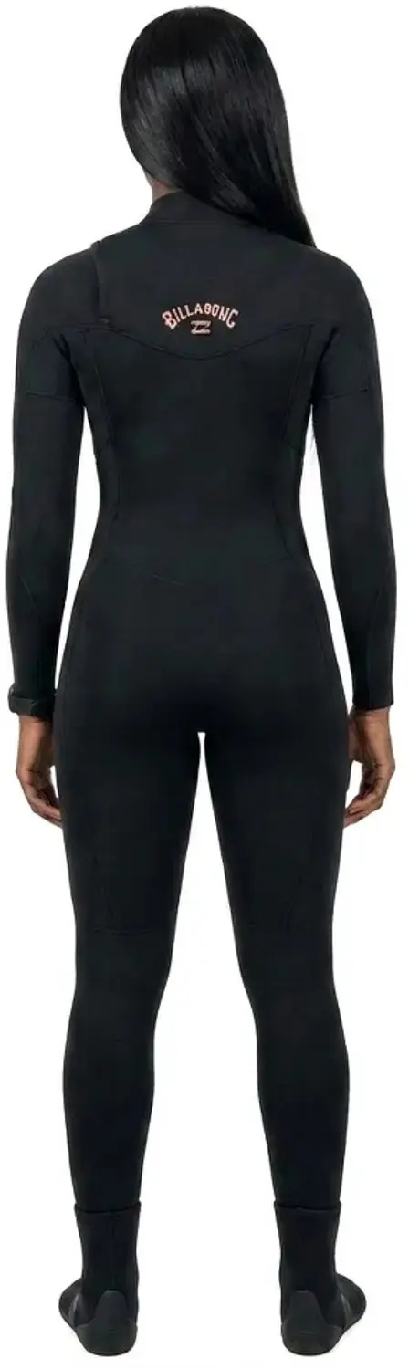 Billabong Foil Dames Wetsuit 4/3mm Borst Ritssluiting - afbeelding 2 van 6