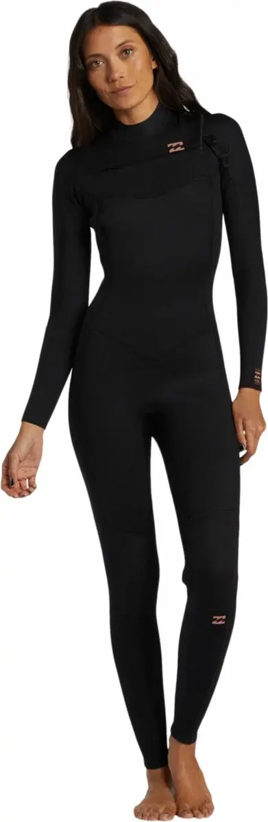 Billabong Foil Dames Wetsuit 4/3mm Borst Ritssluiting - afbeelding 4 van 6