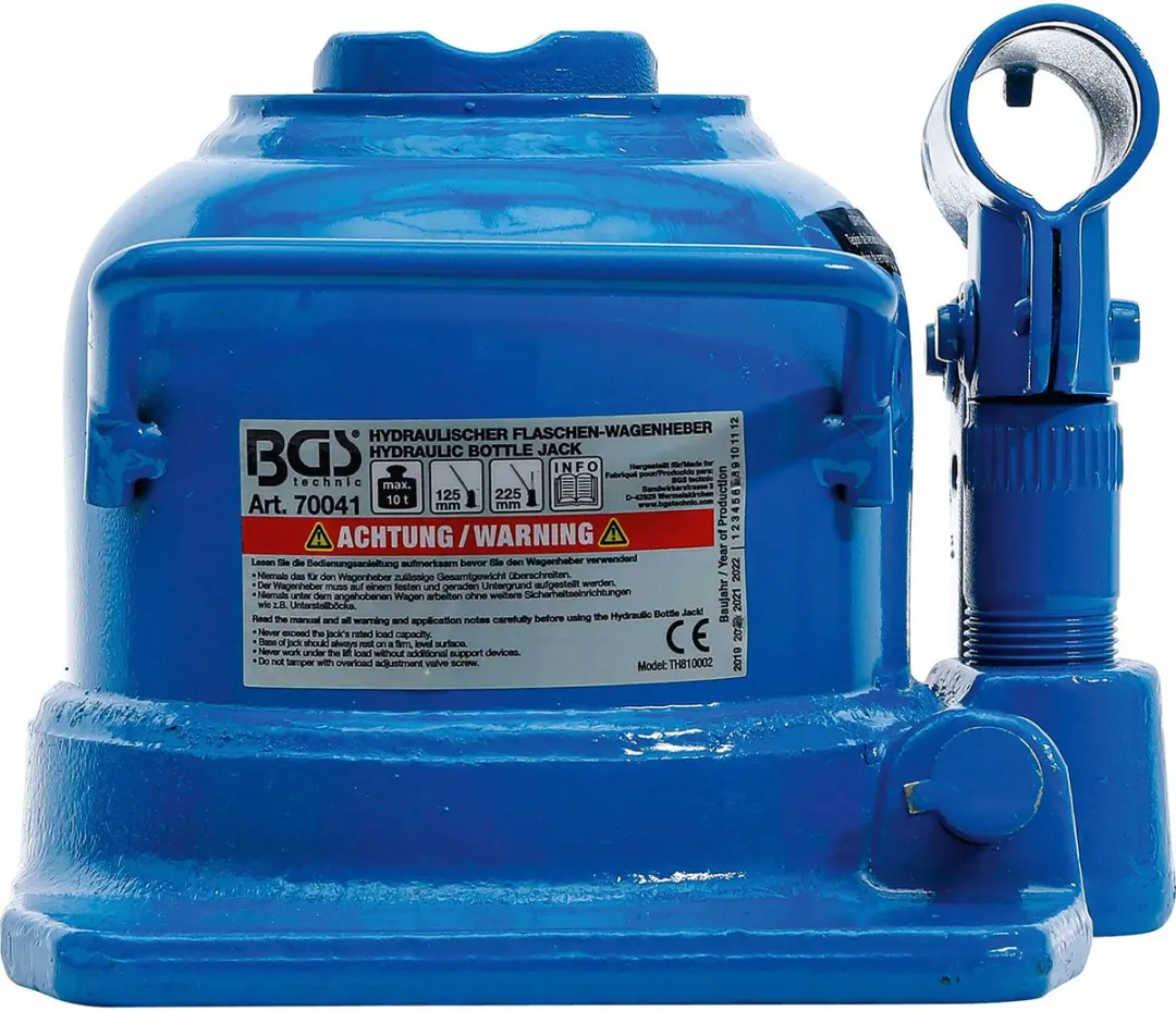 BGS Hydraulische potkrik extra vlak 10 ton - afbeelding 2 van 6