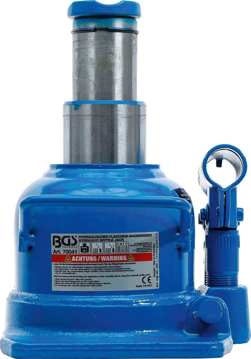 BGS Hydraulische potkrik extra vlak 10 ton - afbeelding 3 van 6