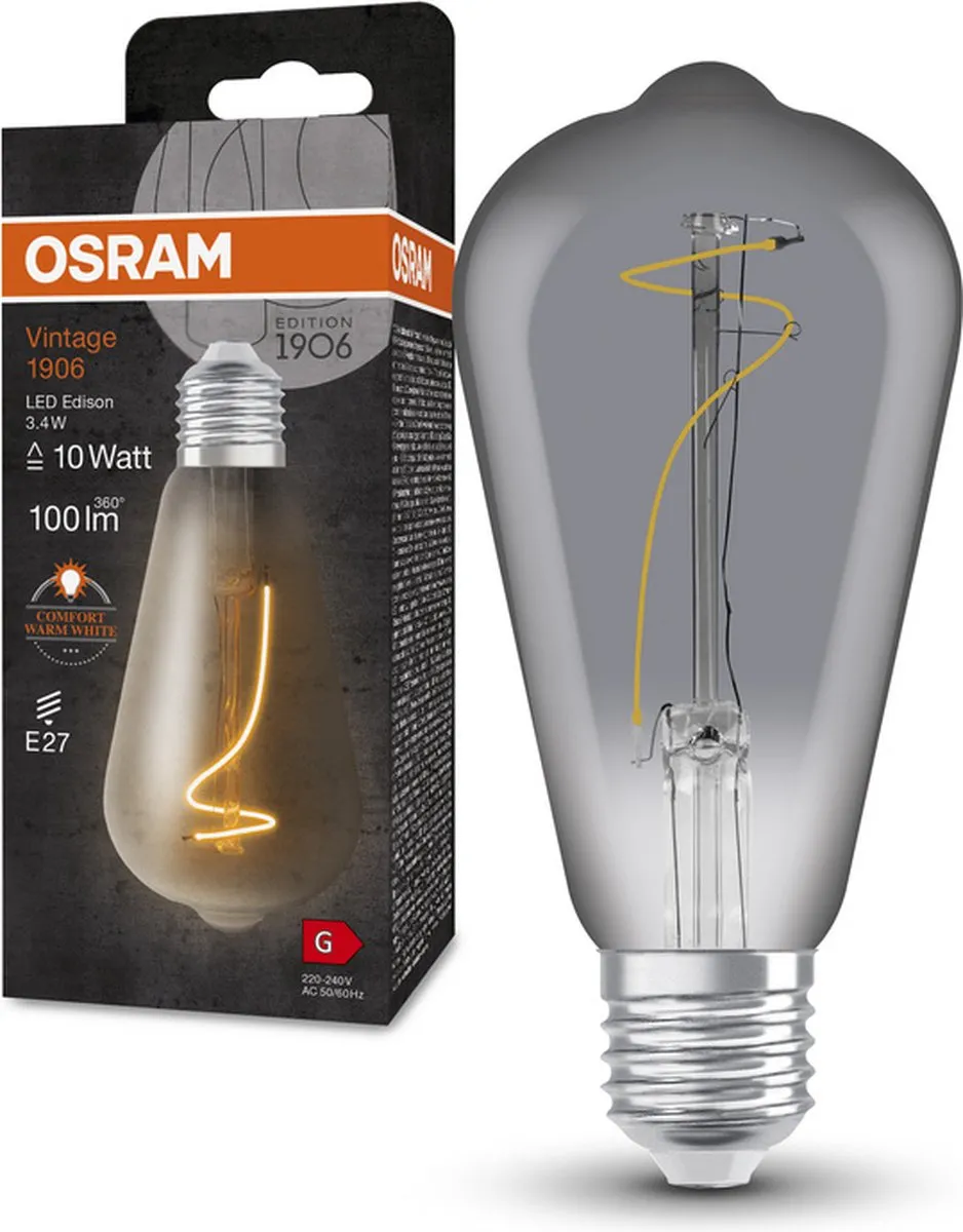 Osram LED Vintage-Edition E27 ST64 10W