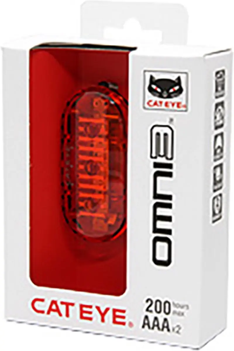 CatEye Omni 3 achterlicht fiets - rood - afbeelding 2 van 3
