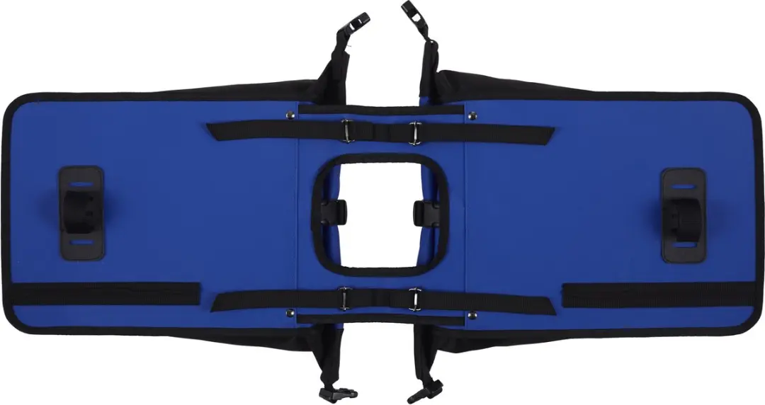 Willex Dubbele Fietstas Kompact 32L - Zwart/Blauw - afbeelding 5 van 5