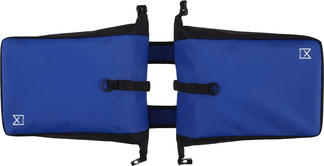 Willex Dubbele Fietstas Kompact 32L - Zwart/Blauw - afbeelding 2 van 5