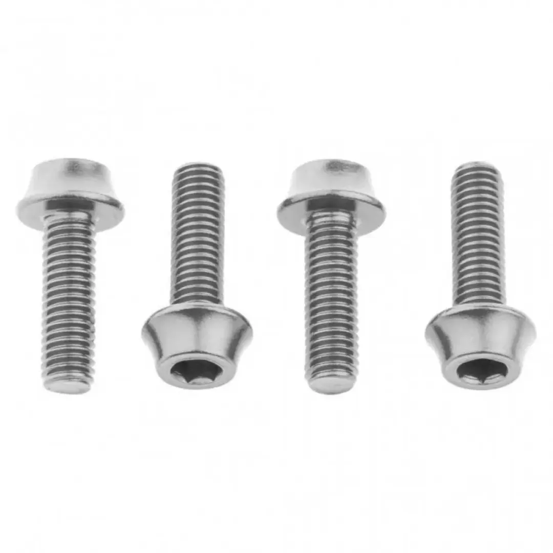 Wolf Tooth M5 X 15 Mm Bidonhouder Schroeven 4 Eenheden Zilver - afbeelding 2 van 2