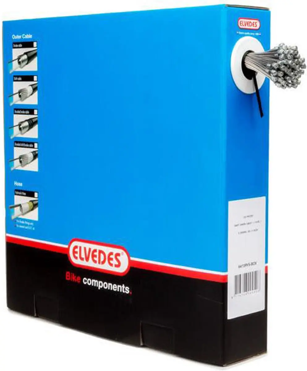 Schakel binnenkabel Elvedes 2250 mm 31 draads RVS Slick ø1,1mm N-nippel ø4,5×