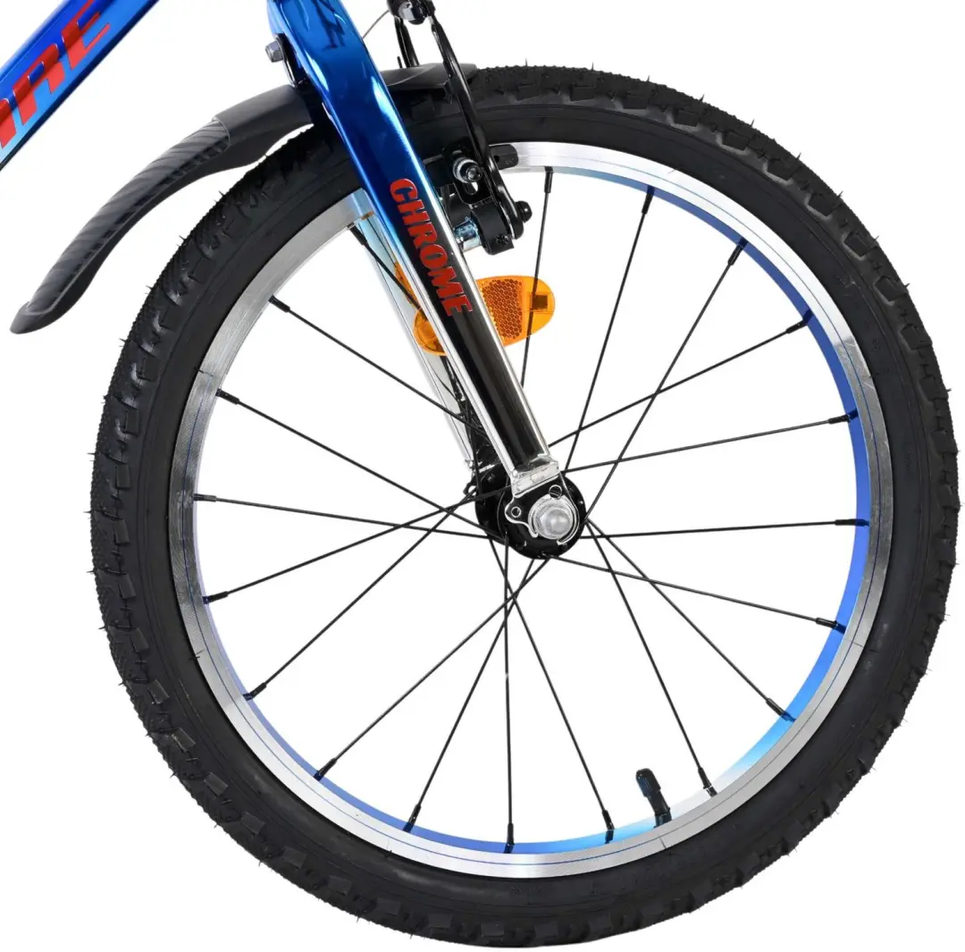Volare Chrome Kinderfiets 18 inch - Jongens - Blauw - afbeelding 6 van 6