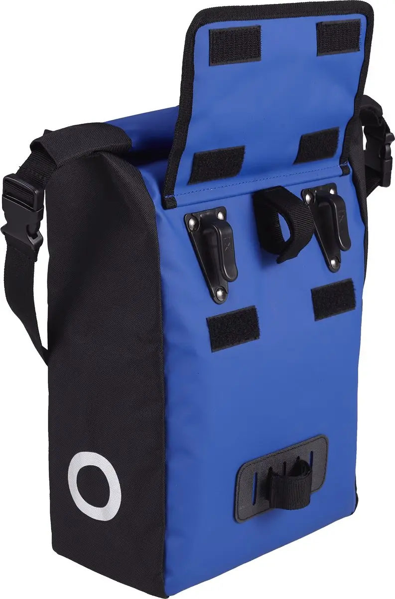 Willex Kompact Fietstas 16L - Zwart/Blauw - afbeelding 3 van 5