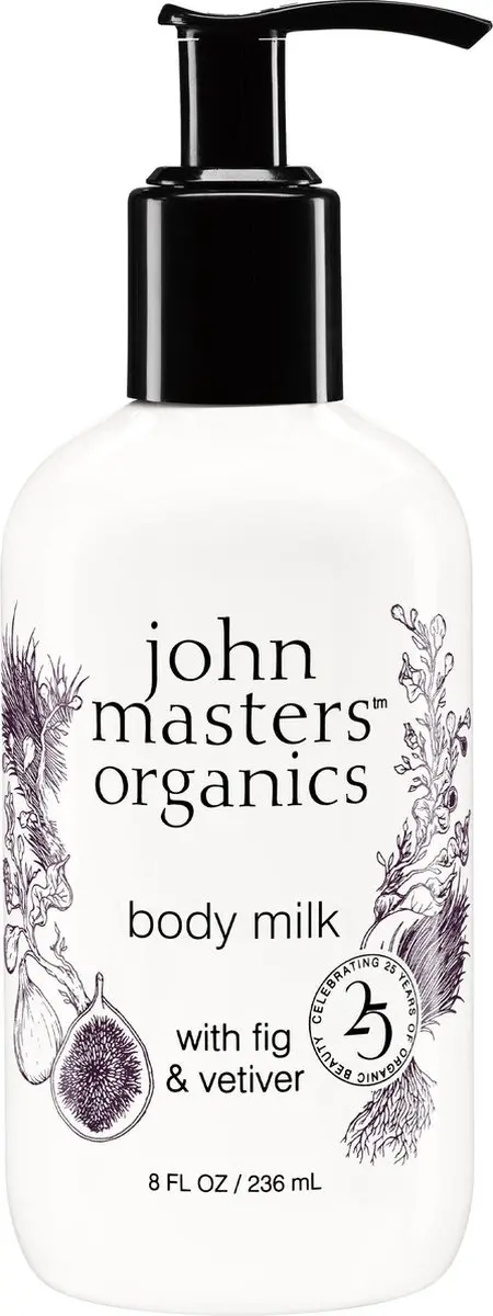 John Masters Organics Body Milk met Vijg & Vetiver 236ml - afbeelding 2 van 2