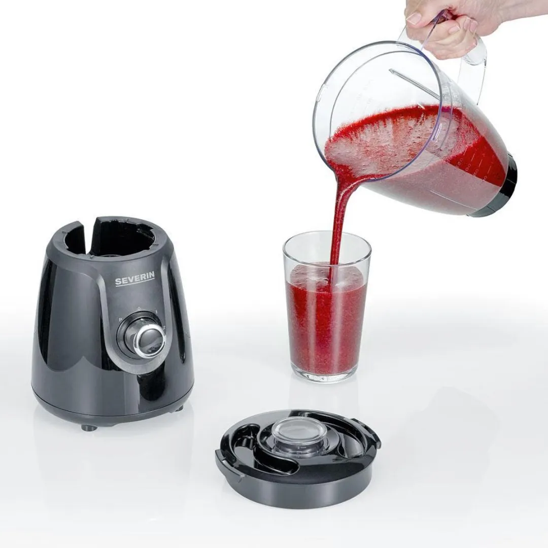 Severin SM 3707 Blender 600W - 1,5L - Zwart - afbeelding 6 van 6
