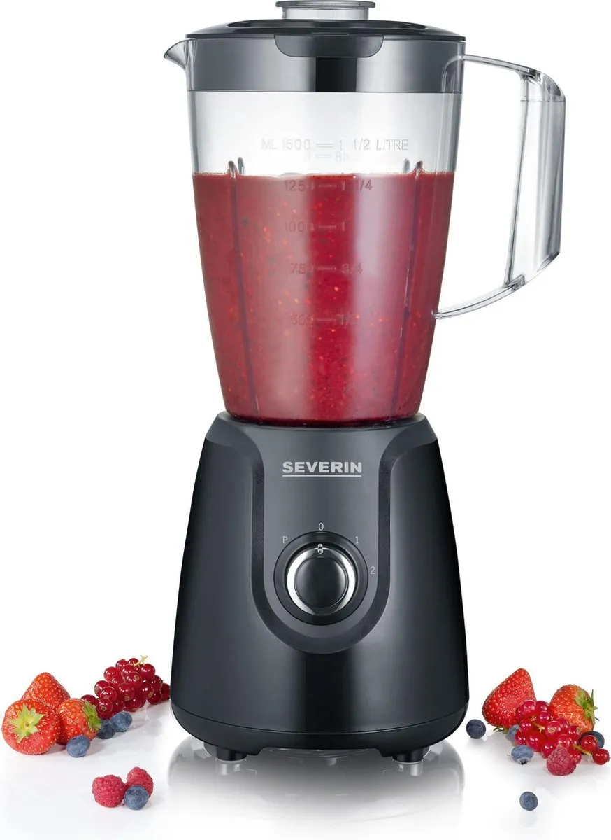 Severin SM 3707 Blender 600W - 1,5L - Zwart