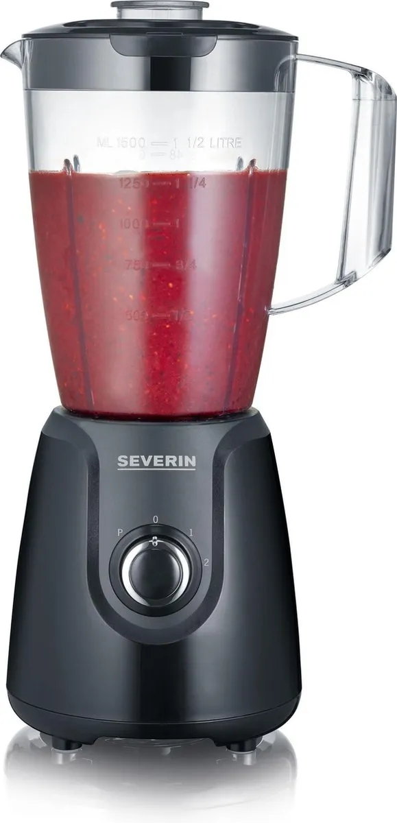 Severin SM 3707 Blender 600W - 1,5L - Zwart