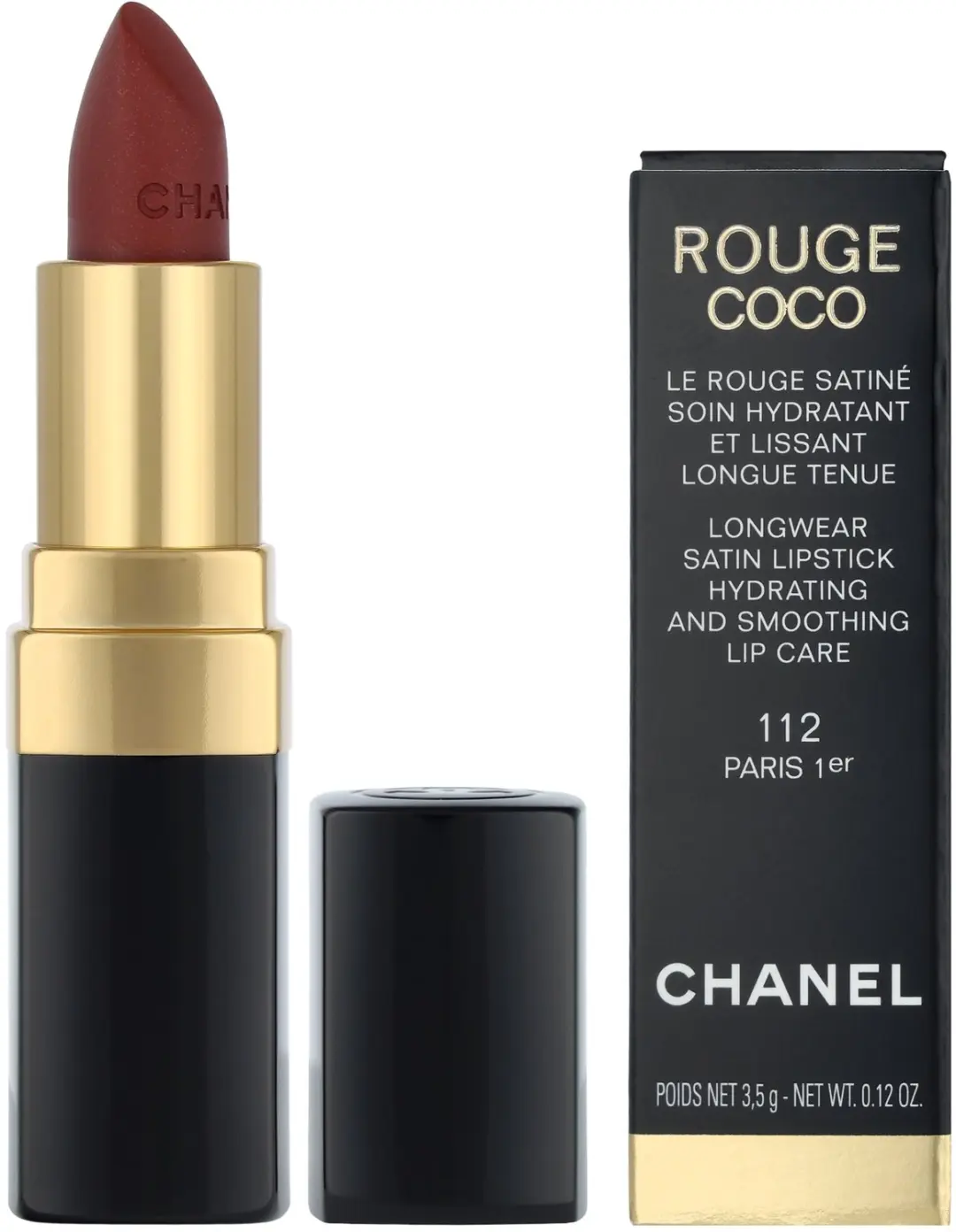 Chanel Rouge Coco Flash Lippenstift 112 Paris 1er - 3,5g - afbeelding 4 van 6