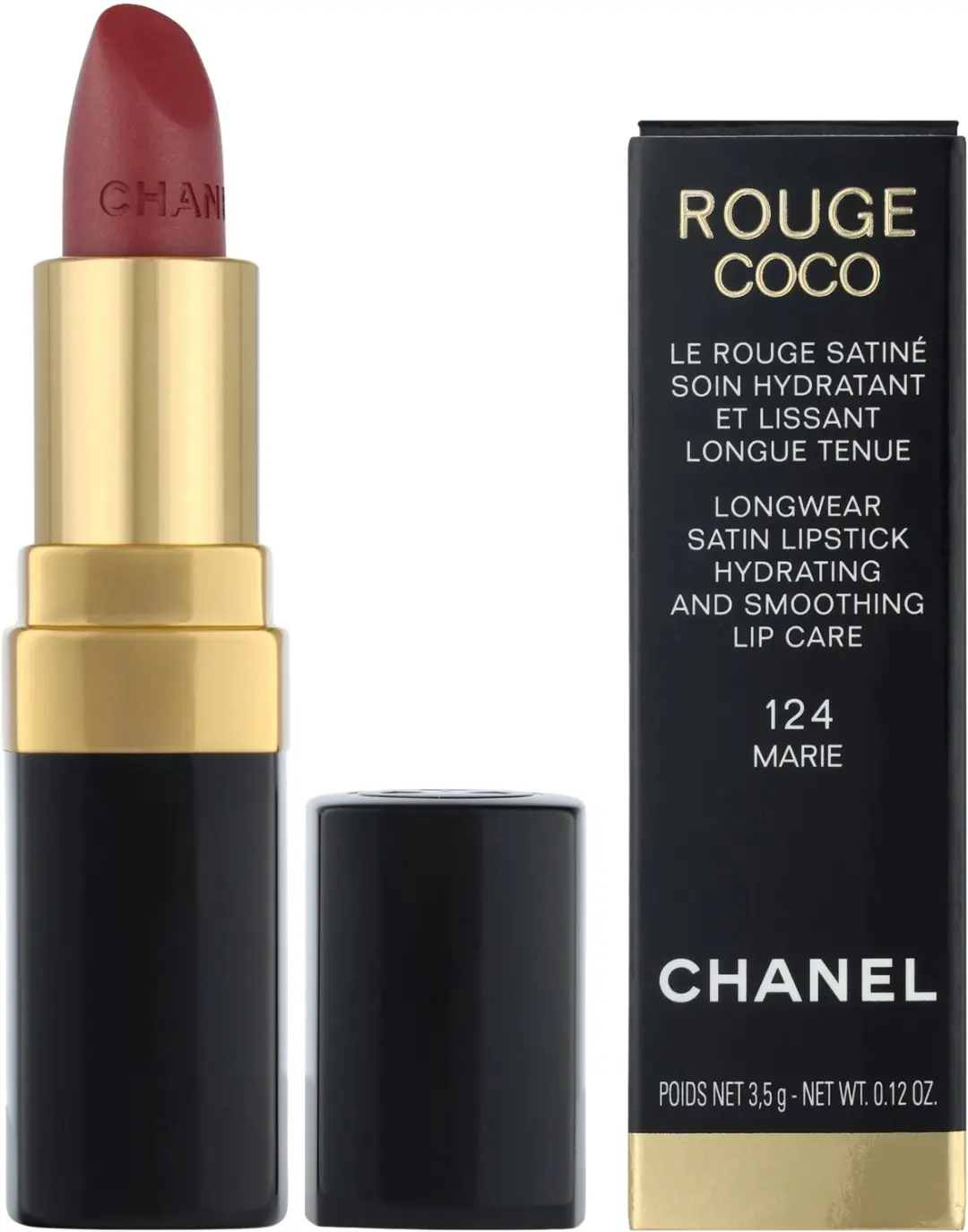 Chanel Rouge Coco Flash Lippenstift - 124 Marie - 3.5g - afbeelding 5 van 6