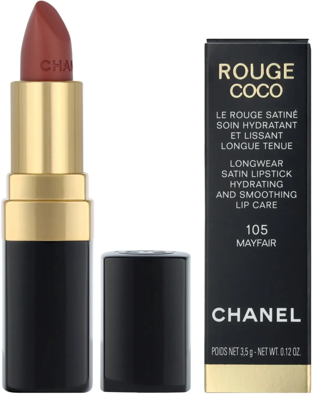 Chanel Rouge Coco Flash Lippenstift 105 Mayfair - 3,5g - afbeelding 4 van 6