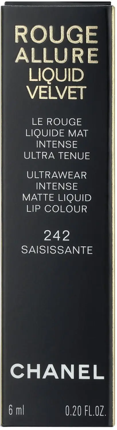 Chanel Rouge Allure Liquid Velvet Lippenstift - 6 ml - #242 Saisissante - afbeelding 6 van 6