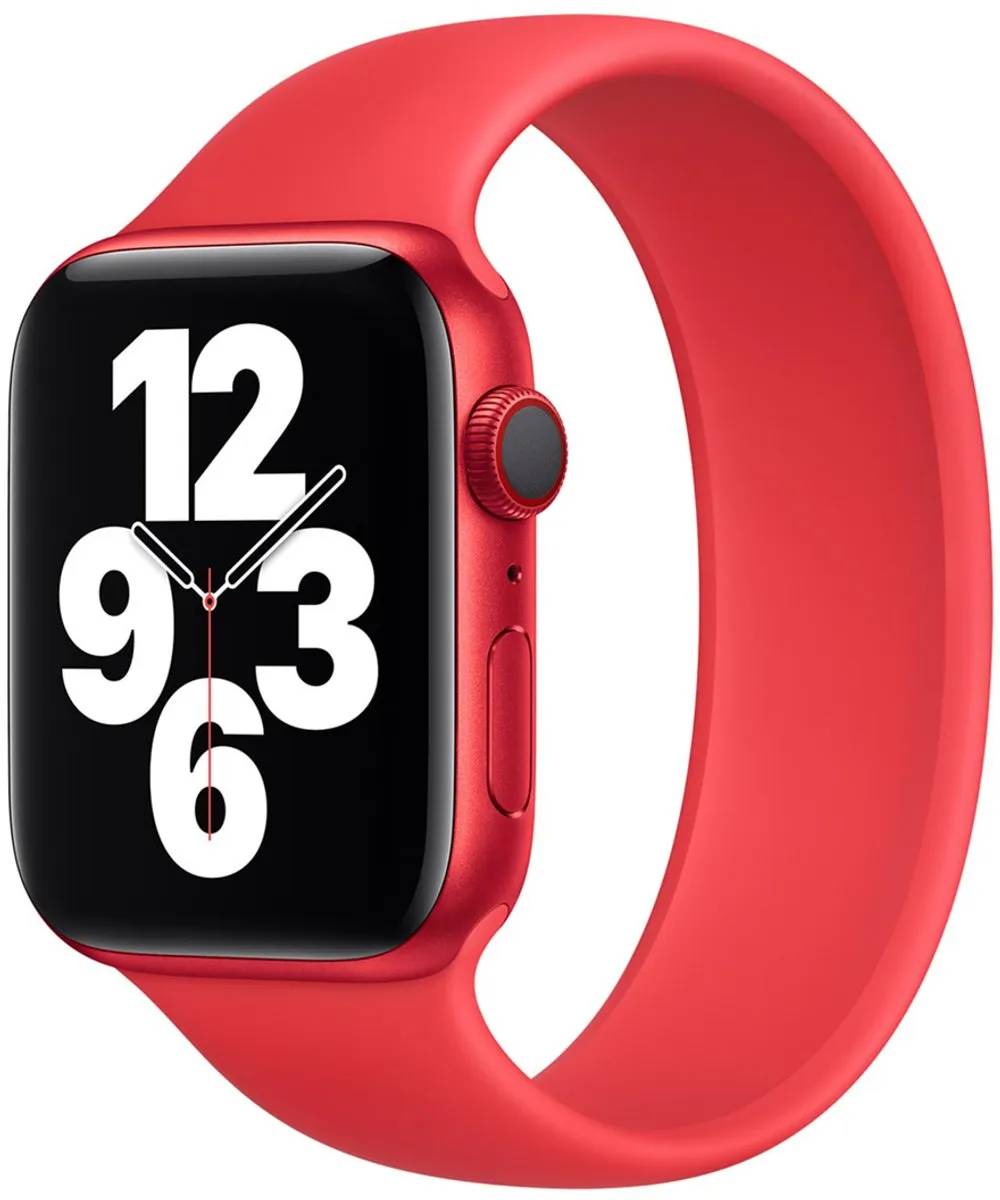 Apple Siliconen Solobandje Rood