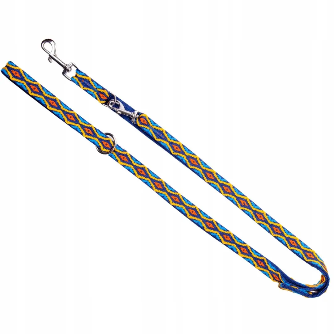 Dingo Verstelbare Hondentuig Blauw 2.2m