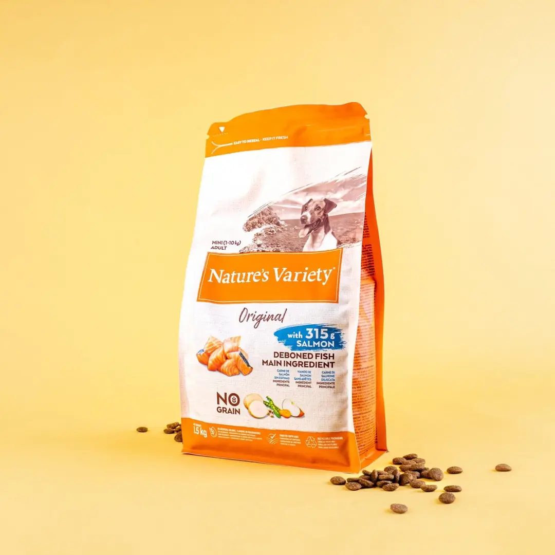 Nature's Variety Mini Adult Zalm Hondenvoer - 7kg - afbeelding 5 van 6