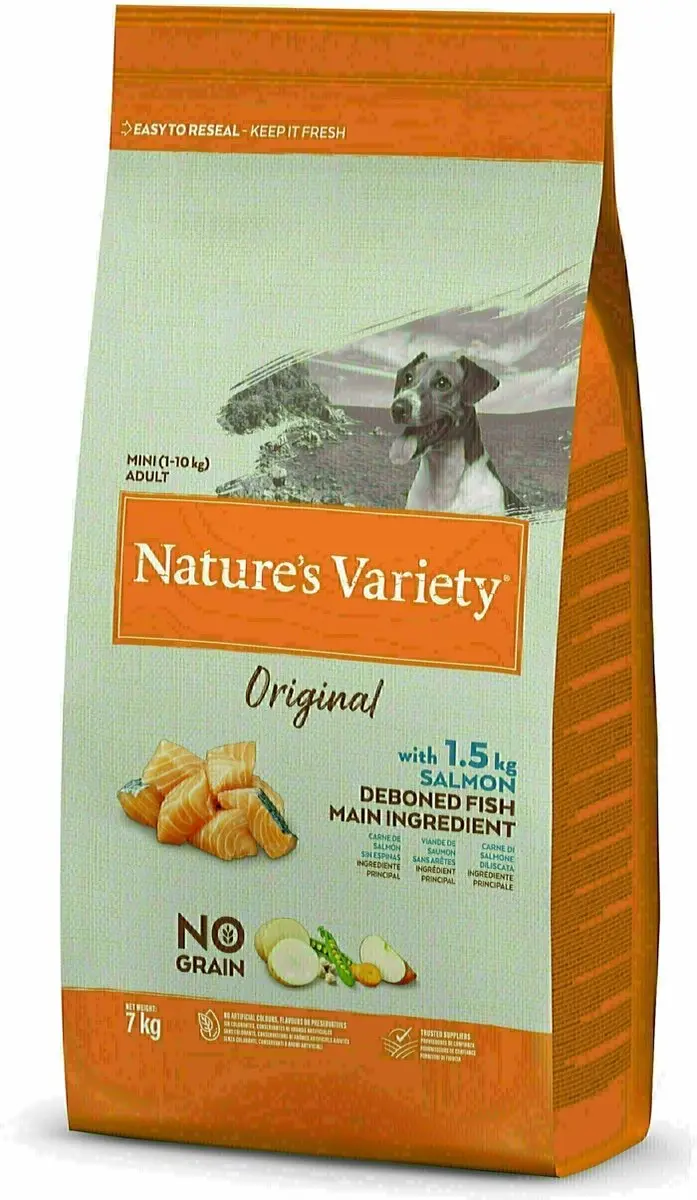 Nature's Variety Mini Adult Zalm Hondenvoer - 7kg - afbeelding 6 van 6