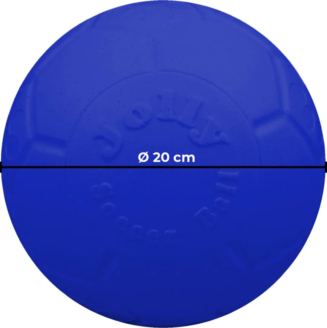 Jolly Pets Jolly Soccer Ball 20cm - Blauw - afbeelding 2 van 6