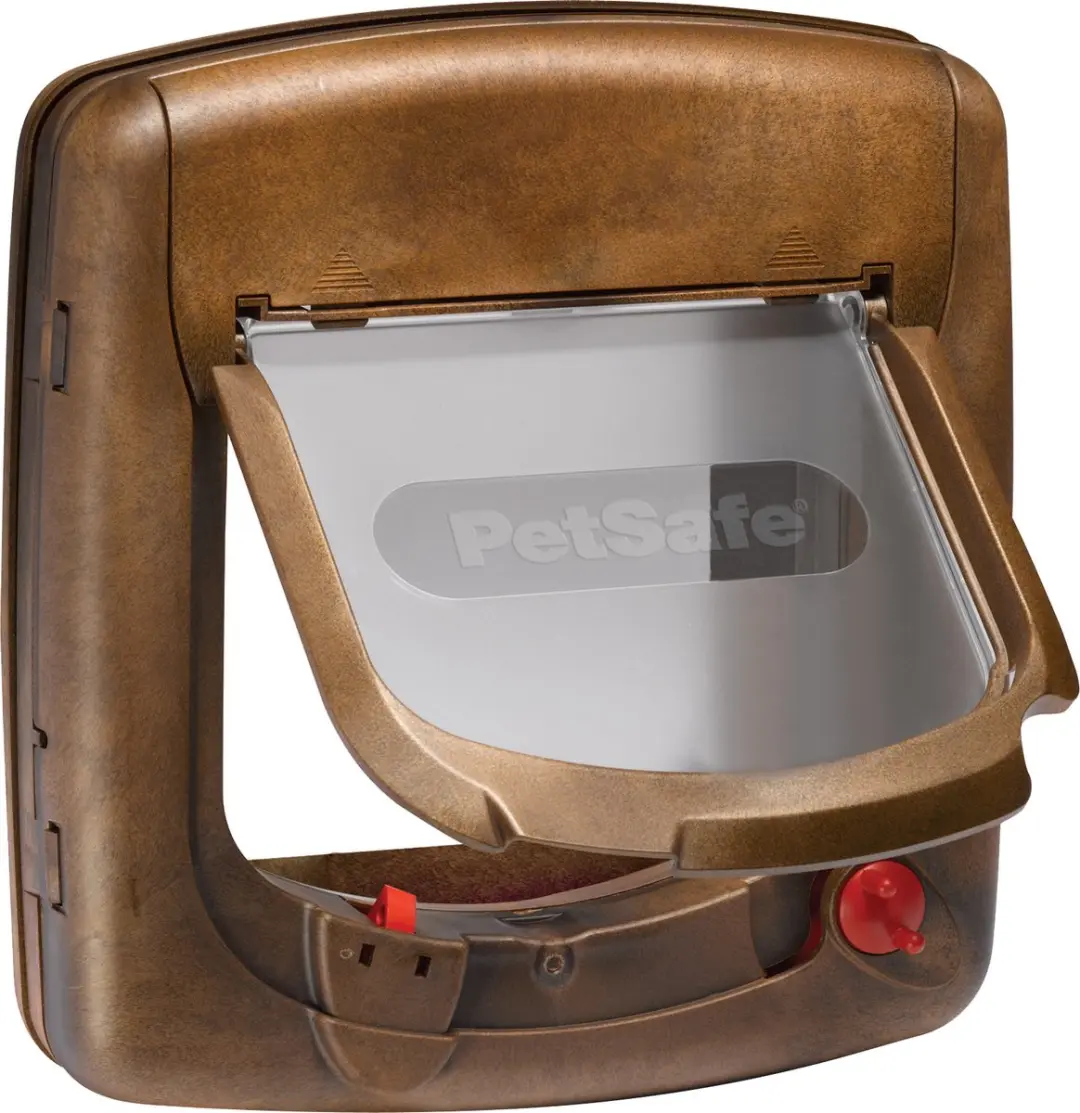 PetSafe Kattenluik 401 Magnetisch - Tot 7 kg - Hout - afbeelding 3 van 6