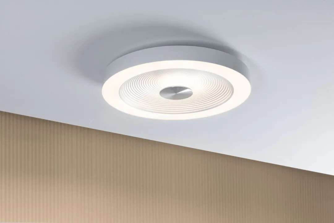 Paulmann Volea LED Plafondlamp 1300lm 3000K - Ø40cm Wit/Zilver
