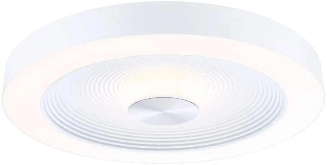 Paulmann Volea LED Plafondlamp 1300lm 3000K - Ø40cm Wit/Zilver
