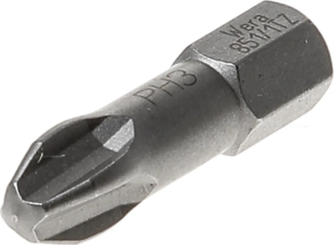 Wera 05056525001 TZ Bits Phillips PH 3x25mm - Metaal