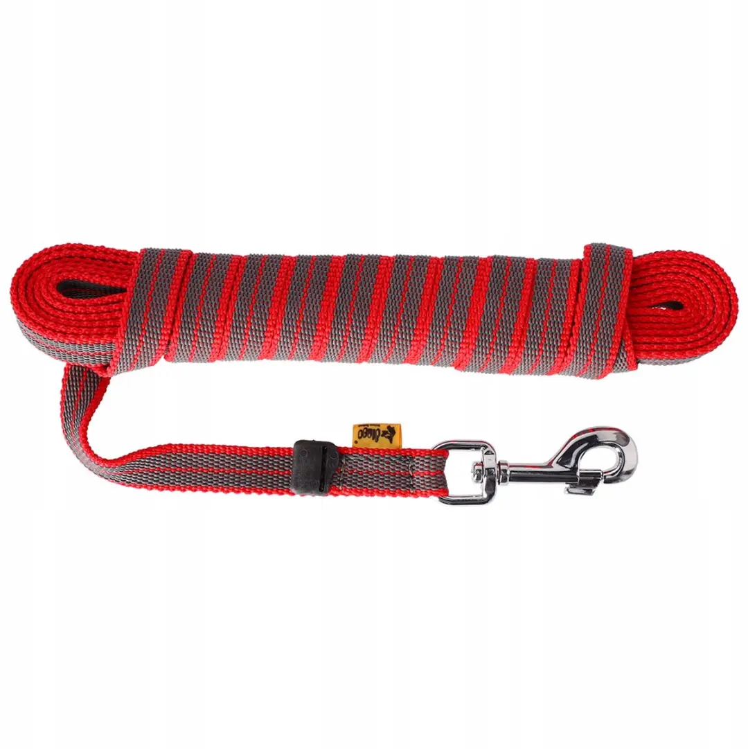 Dingo Antislip Hondenlijn Rubber 2cm x 5m Rood