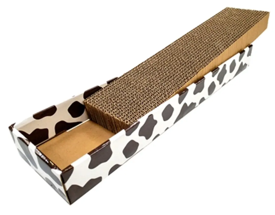 Croci Homedecor Krabplank Dierenprint Koe - 48x12,5x5cm - afbeelding 3 van 6