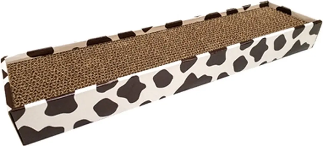 Croci Homedecor Krabplank Dierenprint Koe - 48x12,5x5cm - afbeelding 6 van 6