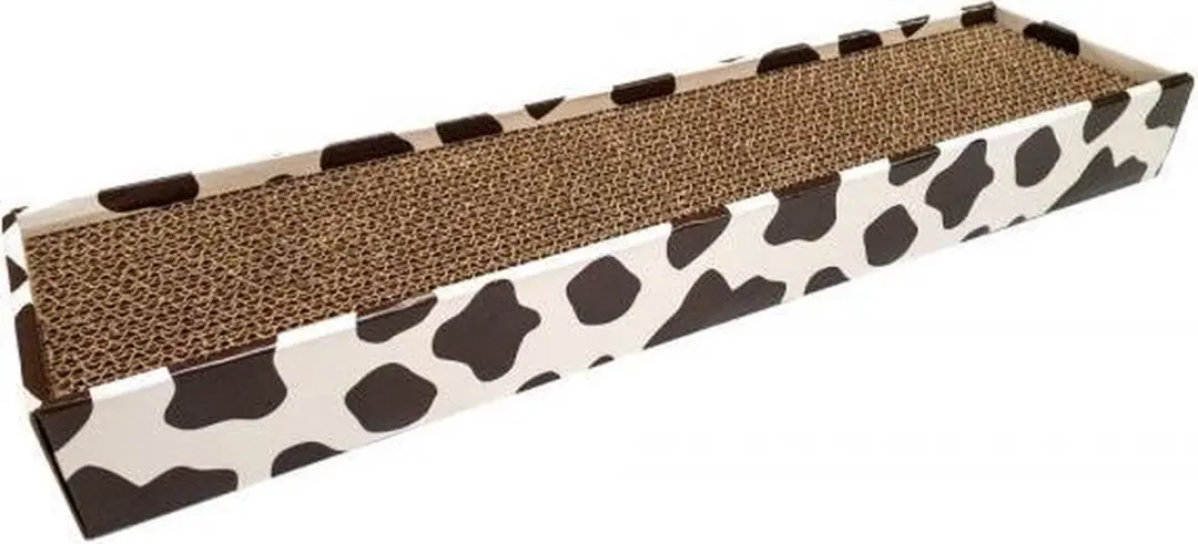 Croci Homedecor Krabplank Dierenprint Koe - 48x12,5x5cm - afbeelding 5 van 6