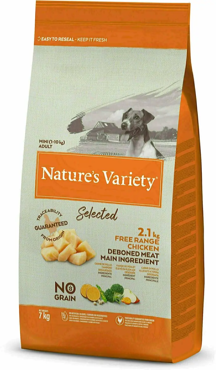 Nature's Variety Selected Mini Adult Scharrelkip Hondenvoer
