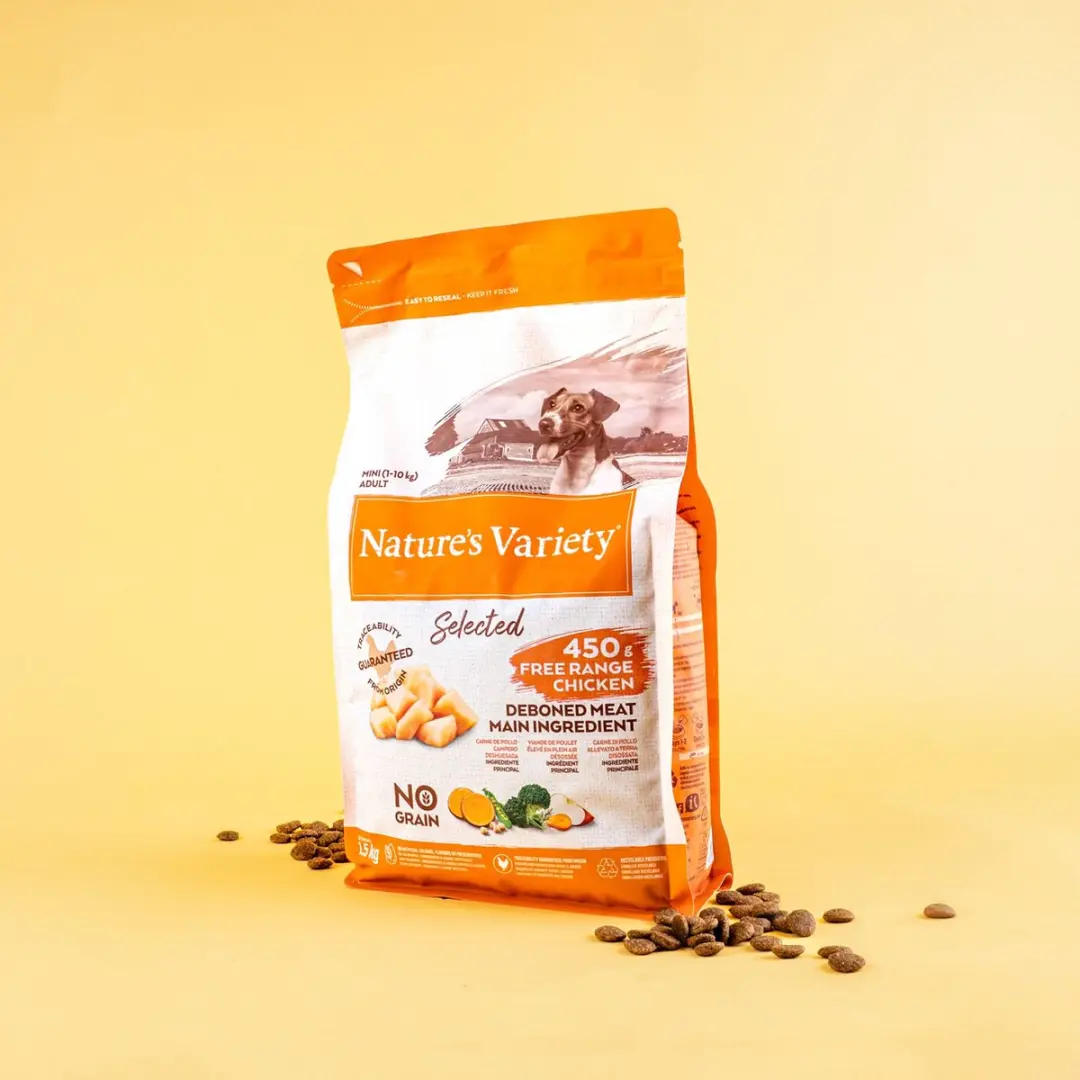 Nature's Variety Selected Mini Adult Scharrelkip Hondenvoer - 7 kg - afbeelding 2 van 6