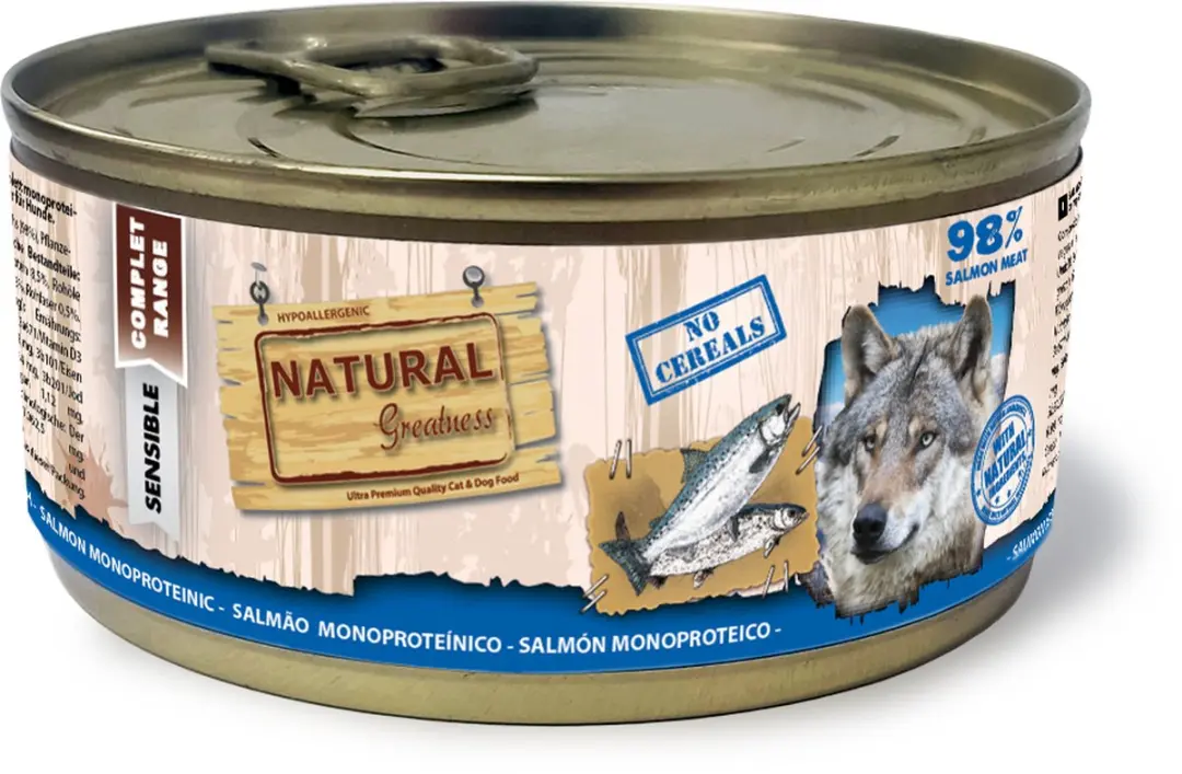 Monoprotein Hondenvoer Zalm Natural Greatness
