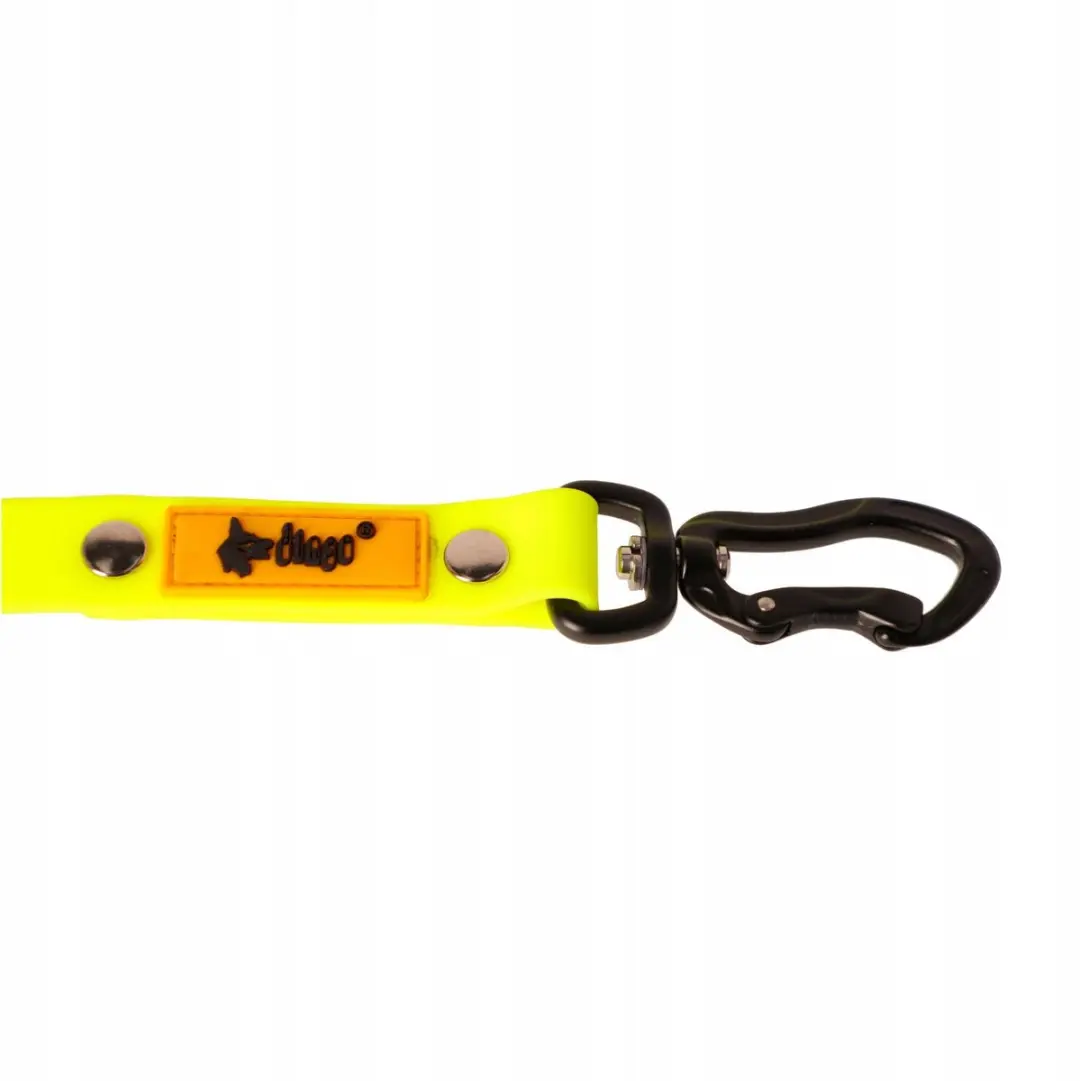 Dingo Flex Trainingslijn Geel 5m met Handvat