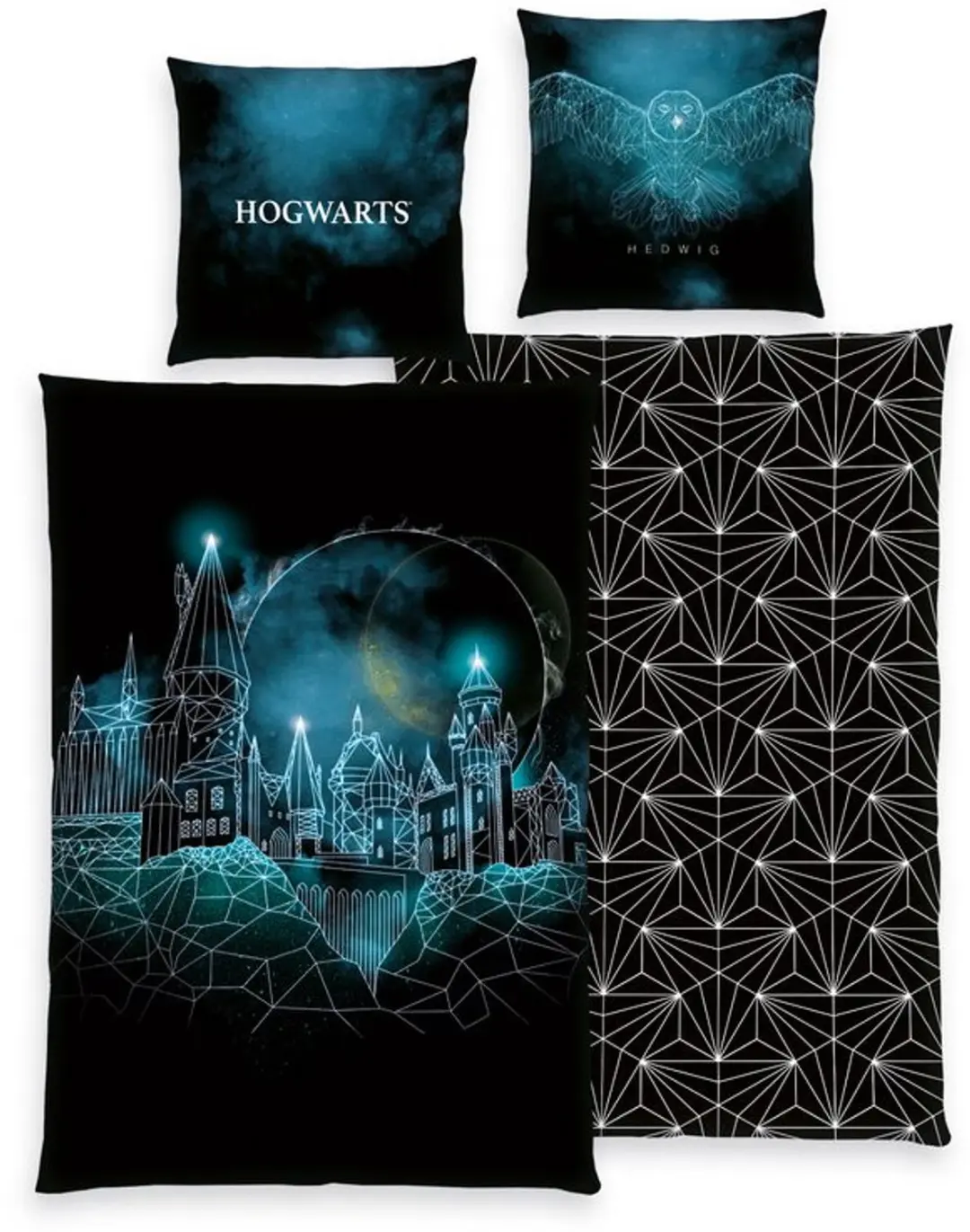 Harry Potter Hogwarts Beddengoed meerkleurig Katoen -
