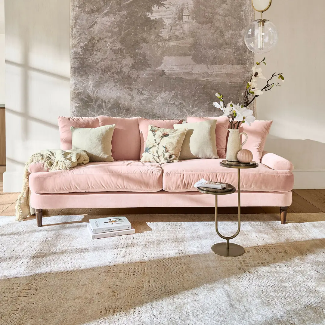 Loberon Rivermere Bank - Lichtroze - afbeelding 6 van 6