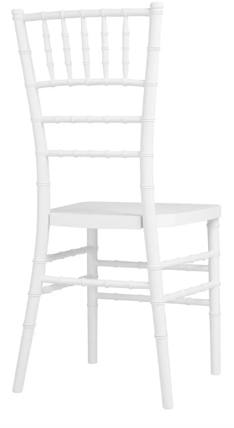 Bolero Chiavari Polypropyleen Stoelen Wit (4 stuks)